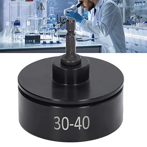 Bottle Capper Bottle Capping Tool, Electric Capping Machine Bit, Handheld Bottle Capper Capping Machine Accessory for 30-40mm Bottle Cover for Replacement, Black
