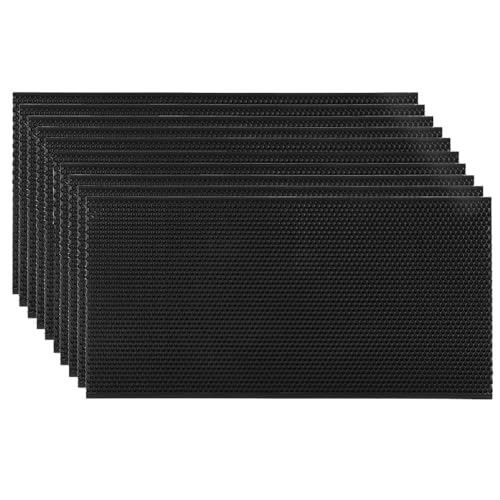 Beehive Waxed Coated Foundation Sheet, Beehive Foundation Sheets Waxed Foundation Sheet Plastic Portable Honeycomb Sheet Nest Foundation Sheet fit Deep Frame, Black, 10 Sheets - color: 10pcs-Black