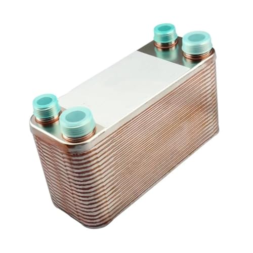 Stainless Steel Counterflow Wort Chiller, 26/37/47 Plate Heat Exchanger for Home Brewing with Garden Hose Rapid Cooling(37 plate) - color: 37 plate