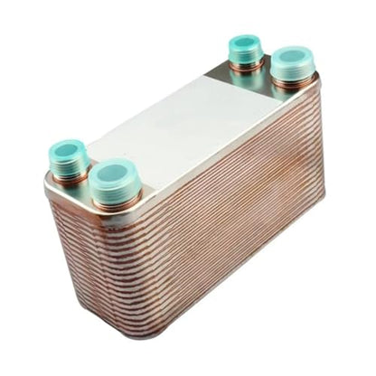 Stainless Steel Counterflow Wort Chiller, 26/37/47 Plate Heat Exchanger for Home Brewing with Garden Hose Rapid Cooling(47 plate) - color: 47 plate