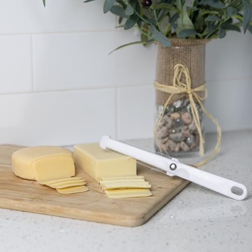 Fox Run Cheese Slicer Stainless Steel, Dual-Sided Thick and Thin Cheese Slicer - size: 9"