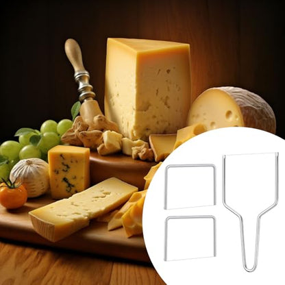 3 Pcs Cheese Slicer Wire Cheese Cutter Stainless Steel Block Butter Slicer Butter Cutter Tool (1 Y-Type & 2 U-Type)