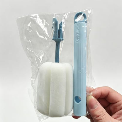 2pcs Bottle Brush，Water Bottle Cleaner Brush ，Sponge Brushes，Bottle Brushes for Cleaning，Long Handle Bottle Brush,Perfect for Bottles、 Water Bottles、 Tumblers、 Narrow Neck Containers