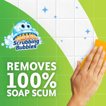 Scrubbing Bubbles Mega Bathroom and Shower Foamer Aerosol, Rainshower Scent, 20oz (Pack of 2) - size: 20 Ounce (Pack of 2)