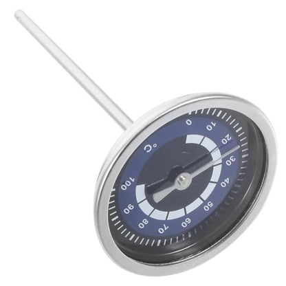 Toyvian Stainless Steel Kettle Resistant to Wear and Easy to Clean Thermometer with Instant Read Probe, High Precision Temperature Gauge for Brewing and Baking for Outdoor Travel