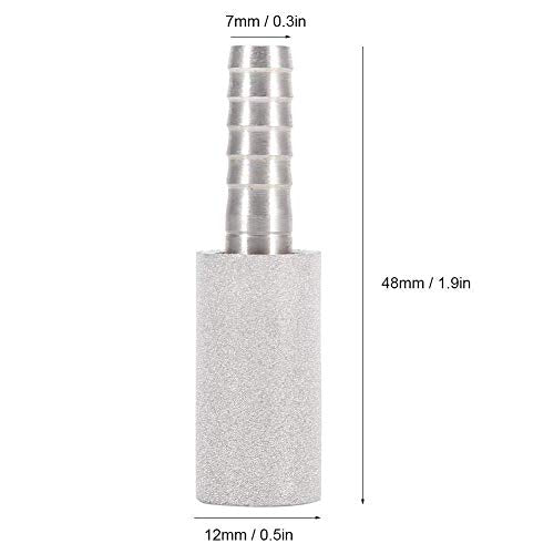 Diffusion Stone Stainless Steel Oxygenation Aeration Stone Bar Homebrew Beer Tool Carbonating Stone Accessories(2Micron)
