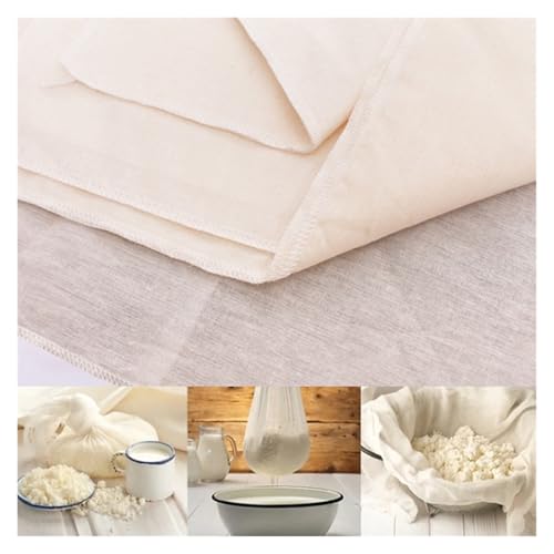 1pc Cotton Gauze Muslin Cheesecloth - Ideal for Tofu, Butter, and Cheese Making | Kitchen Gadget for DIY Soy Pressing and Baking(90x90cm) - size: 90x90cm