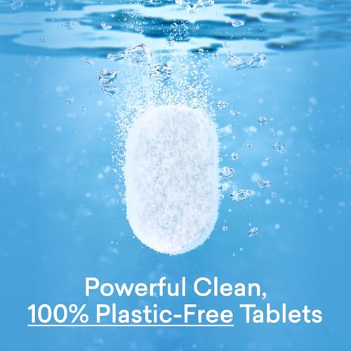 BLUELAND 100% Plastic-Free Dishwasher Detergent Tablets, 60 Count, Free & Clear, Eco-Friendly Dishwashing Pods, Cuts Grease & Stuck on Food, Rinses Clean for Streak-Free Shine - size: 60 Count (Pack of 1)