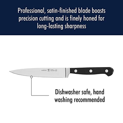Henckels Classic 3-Pc Starter Chef Knife Set, Razor-Sharp German Engineered | Fully Forged Construction Provides Balance with Traditional Triple-Rivet Handles Enables Comfortable Easy Cutting. - style: Kitchen Knife Set