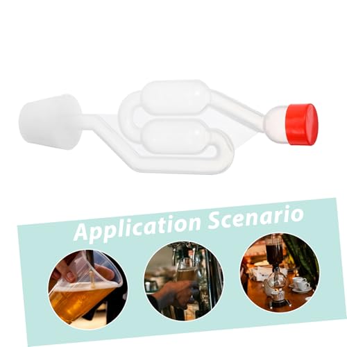 Healifty 3-Piece S-Shape Fermentation Set Stopper for Home Brewing Wine Making and Pickling