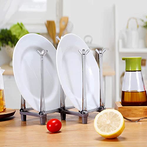 Cup Drying Rack for Bottle,Drinking Glass/Plastic Bag Dryer for Reusable Ziplock Plastic Food Storage Bags Drying Rack Gray