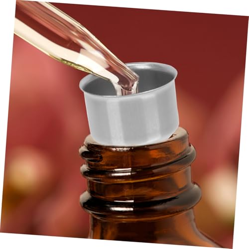 6Pcs Food Grade Stainless Steel Wide Mouth Funnels for Filling Bottles Small Liquid Transfer Funnels Resistant Scratching Lightweight Kitchen Accessories for Oil Wine Soy Sauce