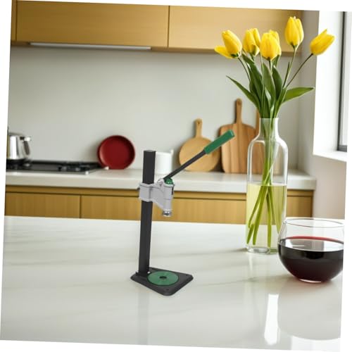 Manual Bottle Capper Tool for Glass Bottles Heavy Duty Iron Construction with Adjustable Height from 7.8" to 18.3" Detachable Design and Stable Tabletop Base for Parties and Bar