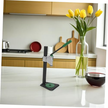 Manual Beer Bottle Capper Tool for 26mm/29mm Soda Caps with Adjustable Height 7.8"-18.3", Iron Construction, Detachable Design, and Stable Tabletop Base for Kitchen and Outdoor