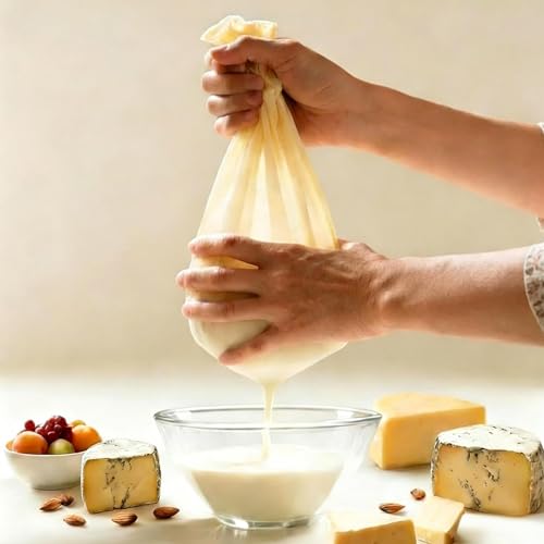 Reusable Cheesecloth,Grade 100,36x36 Inch Hemmed Cheese Cloth for Straining Craft,100% Cotton Unbleached Cloth Strainer for Cooking,Baking,Juicing,Cheese Making,Ultra Fine and Dense,Washable - size: 36*36 inch*1 PCS