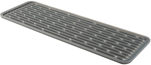 OXO 1372100 Good Grips Silicone Stemware Drying Mat, Gray - size: 6" x 16.6"