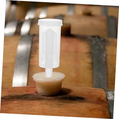 3-Piece One-Way Valve Set for Brewing Plastic Stopper Check Valve for Beer and Wine Fermentation Suitable for Homebrewing Supplies