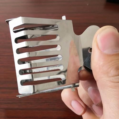TopHomer 10 Pcs Beekeeping Clip Stainless Steel Hand Queen Bee Catcher Cage Beekeeeping Tool for Beekeeper Easy to Use - style: 10 Pcs