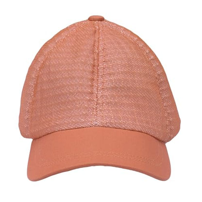 Three Layer Ventilated Beekeeping Veil in Round (3-Layer Hat, Sand/Peach P-Cap) - color: Sand/Peach P-CAP
