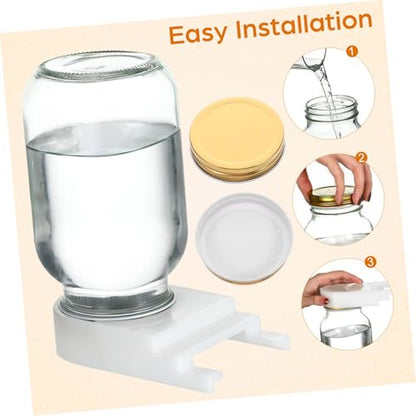 Totority 5pcs Bee Water Feeder Beekeeping Supplies Beehive Lid Bee Hive Entrance Reducer Watering Station for Honey Feeding Enhancer