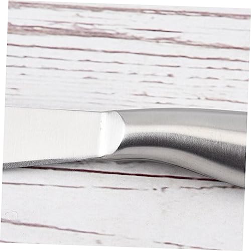 Healifty Stainless Steel Butter Spreader and Cheese Knife Rust Resistant Cream Spatulas for Cake Icing Butter Cheese Kitchen Utensil for Home Bakery and Catering Use
