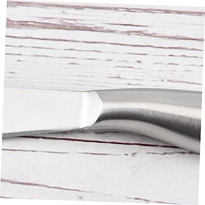Healifty Stainless Steel Butter Spreader and Cheese Knife Rust Resistant Cream Spatulas for Cake Icing Butter Cheese Kitchen Utensil for Home Bakery and Catering Use