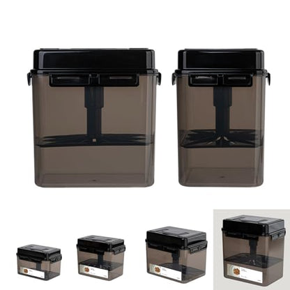 SMART Automatic Press Plate Food Storage Container for Kimchi Sauerkraut Pickle Fermentaion/Airtight Lid Food Storage Container for Preserved Food Bulk Fermentation (12L / 3.2 gal) - size: 12 L