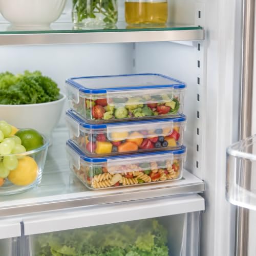 Tribello Food Storage Container with Lid Airtight Lid (40 Oz - 3 Pack) - size: 40 Oz - 3 Pack