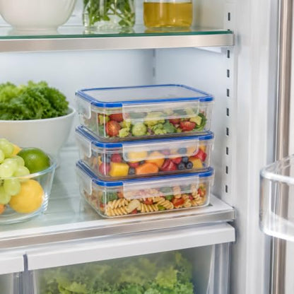 Tribello Food Storage Container with Lid Airtight Lid (40 Oz - 3 Pack) - size: 40 Oz - 3 Pack