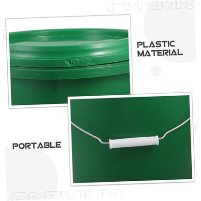 SHOWERORO 10l Wine Making Fermenter Bucket Home Brew Fermenting Pail with Airtight Lid and Handle