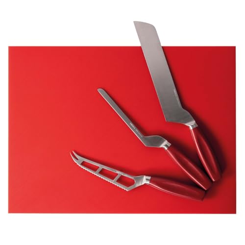 BOSKA Premium Soft Cheese Knife Red - Professional Cheese Cutter - 140 Mm - Cheese Knife - Full Tang - for Soft Cheese - Premium Quality - HACCP Knife - 1896 Collection - color: Red, size: Soft knife