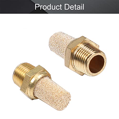 Othmro 10pcs Brass Hex Socket Pipe Fitting, Female Thread Hose Adapter Connector Fit for 0.37" Tubes Pipe Plug Fitting Assortment Set for Garden Pipe Pneumatic Solenoid Valve Gold - size: 10pcs 9.5mm/0.37"