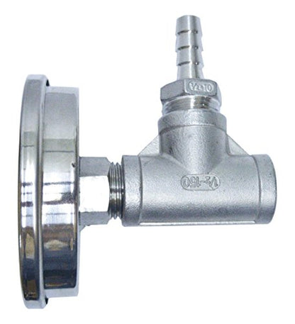 HomeBrewStuff Inline Thermometer for Wort Chiller and Kettles