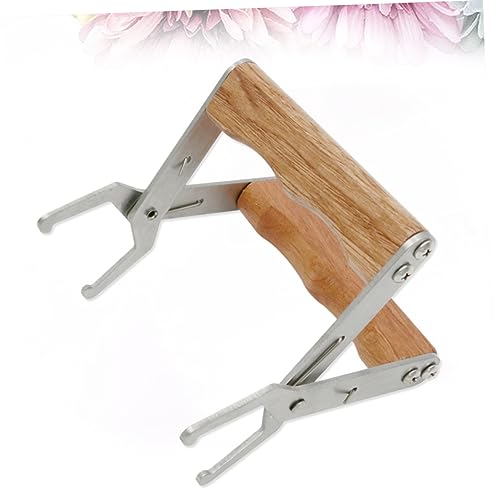 Hemoton Stainless Steel Beekeeping Frame Grip Holder Tool for Hive Maintenance 16x12.5x5cm Sturdy and Easy to Use Beekeeper Equipment