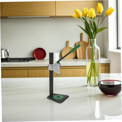 Manual Beer Bottle Capper, Adjustable Height Desktop Homebrew Crown Capping Machine for Standard Glass Bottles 26mm/29mm, Single Unit for Home Brewing and Soda Sealing