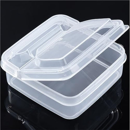 Food Storage Container Flip Cheese Storage Box Refrigerator Fruit Fresh-Keeping Box Butter Packing Box Food Storage Fresh-Keeping Box Kitchen Refrigerator Food Organizer - size: 10*10*4.5cm