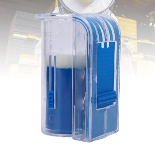 Asixxsix Queen Bee Marking Kit, One Handed Queen Catcher Bottle Cage, Queen Bee Marking Cage Queen Marking Marker Bottle with 0-99 Number Sticker and Tweezers, Beekeeping Supplies (Blue) - color: Blue