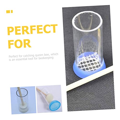 UKCOCO 2pcs Mark Bottle Keeping Decor Marking Bottles Cage Beekeeper Accessories Beekeeper Supplies Beekeeper Tools Bee Marking Tools Wooden