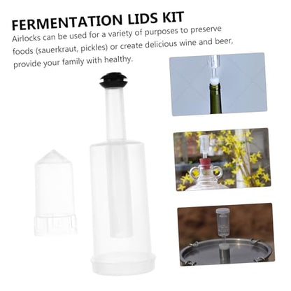 Air Locks Silicone Lids Lids Kit for Brewing Fermenting Supplies Craft Beer Accessories