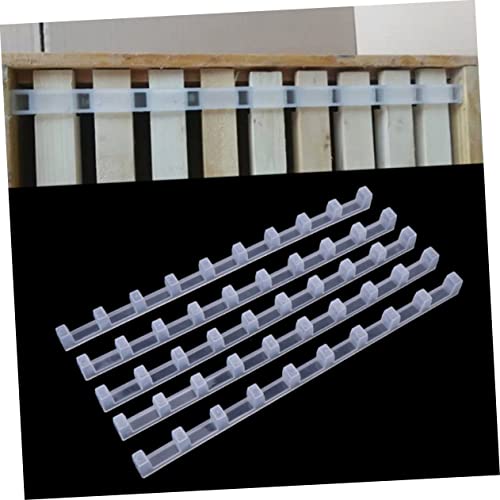 Garneck Beehive Frame Spacer Spacing Tool 10pcs Plastic Bee Hive Frame Clip Honeycomb Beekeeping Accessory