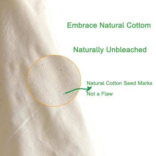 Nut Milk Bag, 4 Pcs 12"x12" Cheese Cloths Bag for Straining,Natural Unbleached Cotton Reusable Cheese Cloth Bag for Oat Almond Milk, Cheese Making, Yogurt, Juice, Cold Brew Coffee, Beer Tea