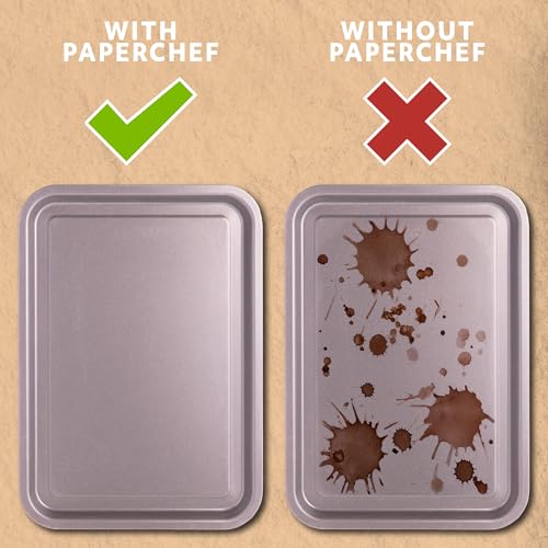 PaperChef Freezer Paper Roll 18" x 50' 75 sq ft, BPA-Free Non-Stick | Multipurpose, BPA-Free, Non-Stick – Easy to Wrap, Cut, and Handle – Great for Food Storage, Crafts, and Home Projects - size: Pack of 1
