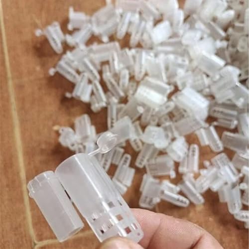 20Pcs Bees Catcher Cages Isolator Clip Queens Protective Cover for Quick Isolation Enduring Protective Cover for Indoor Home Outdoor Breeding Cage Box