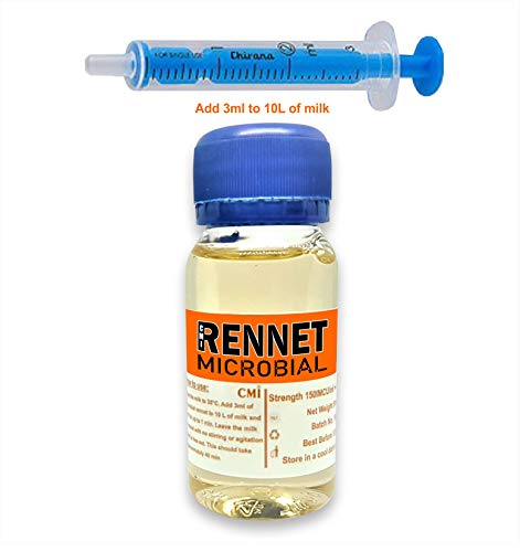 CMI Microbial Rennet Coagulant Cuajo Caglio Presüre Lab add 3ml for 10 L of milk