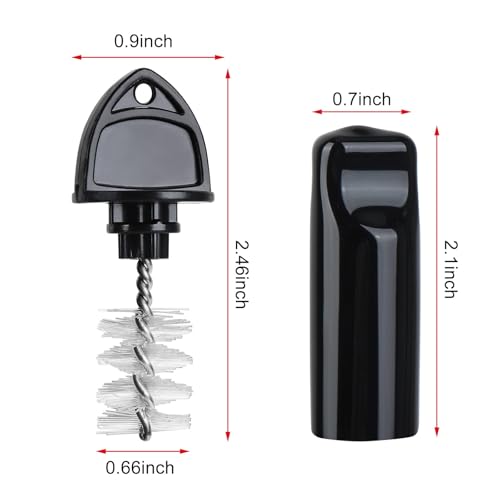 FERRODAY Draft Beer Tap Plug 10 Pieces Keg Faucet Tap Plug Brush Draft Beer Rubber Tap Soother Covers Beer Faucet Brush Plug Beer Faucet Tap Cleaning Plug - 5+5 Keg Faucet Brush Plugs for Keg Beer Tap - size: 5+5 Black