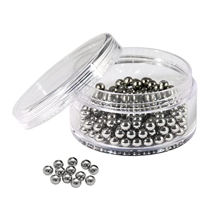 True Baubles: Decanter Coffee Pots, Cruets, Vases and More, Stainless Steel Reusable Cleaning, Set of 250 Beads, Set of 1, Silver - style: Decanter Cleaning Beads