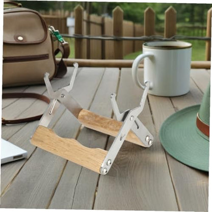GALPADA 3pcs Bee Hive Frame Grip with Wood and Stainless Steel, Ergonomic Beekeeping Frame Holder Minimizing Disturbance, for Inspection and Honey Harvesting by Hobbyists and Professionals