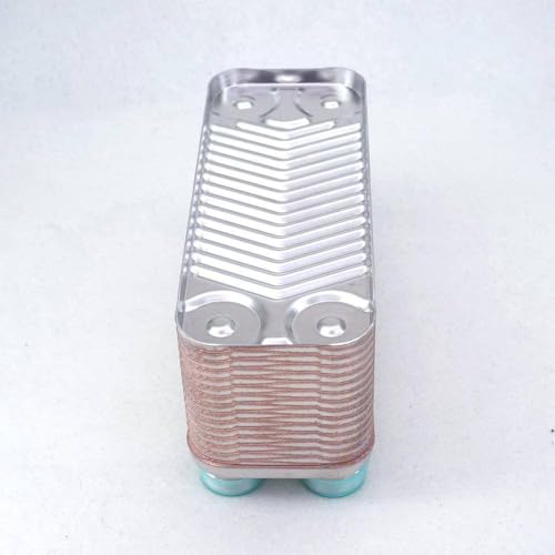 30 Plates Wort Chiller 304 Stainless Steel Homebrew Heat Exchanger 3/4" NPT Male 0.336m2-195°C to +220°C Wort Chiller