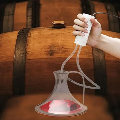 Electric Siphon Self Priming Pump for Beer Wine Making - Compact Leakproof Liquor Suction Device with Hose- tube 2m - color: tube 2m