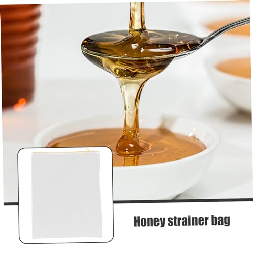 2pcs Honey Filter Net Mesh Food Strainer Bag Honey Apiary Straining Bag Fruit Strainer Filter Yogurt Nutzo Equipment Tool Nylon Cold Brew